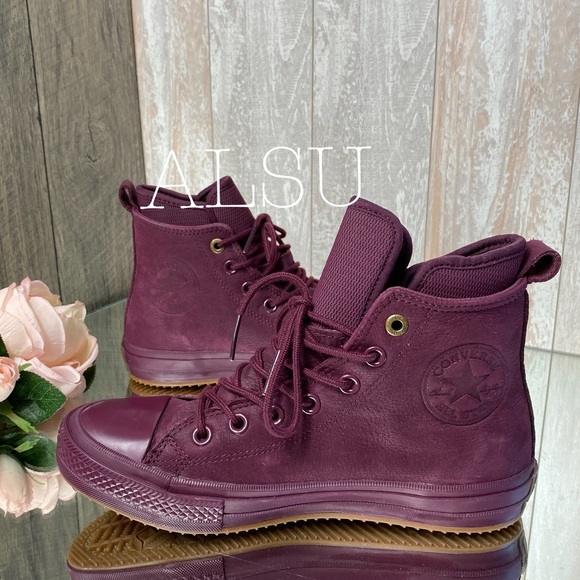 Converse Ctas WP Boot HI Dark Sangria W AUTHENTIC - Picture 3 of 9